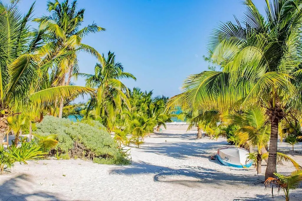 Prázdninový dům Vila Rancho Pepo - Sian Ka'An Biosphere Beach House Tulum Mexiko